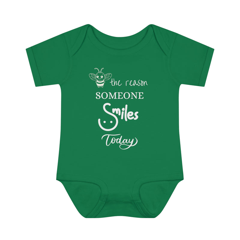 Bodysuit - Bee the Reason Someone Smiles Today - Cute Baby Outfit