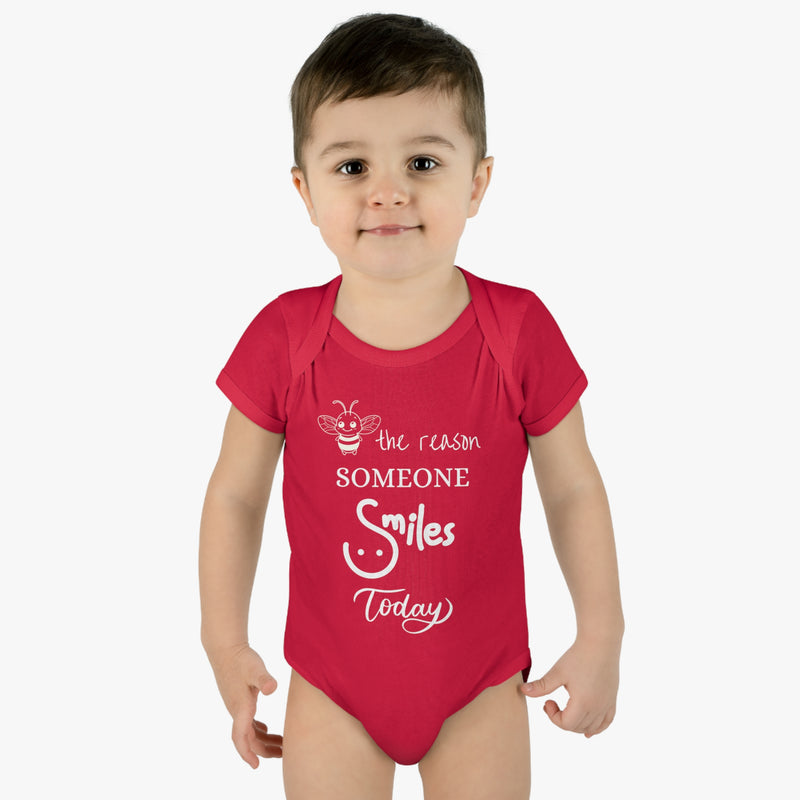 Bodysuit - Bee the Reason Someone Smiles Today - Cute Baby Outfit