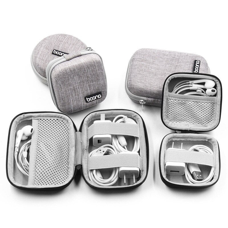 Small Oval Earphone Storage Bags