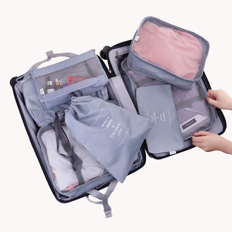 8/6/1 pieces Set Travel Organizer Storage Bags