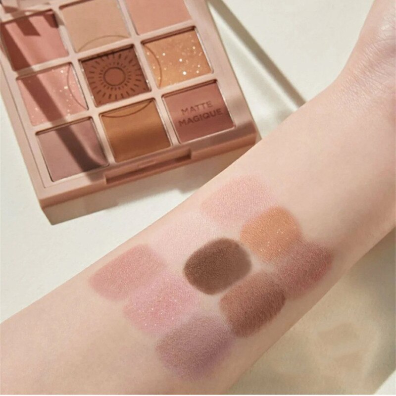 9 Colors Matte Shimmer Eyeshadow