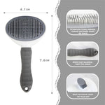 Pet Dog Hair Brush (Animal hair brush, brush cats remove hair)