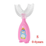 Baby Toothbrush Children 360 Degree U-shaped Child Toothbrush