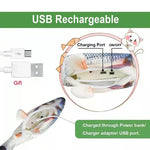 Cat USB Charger Toy Fish