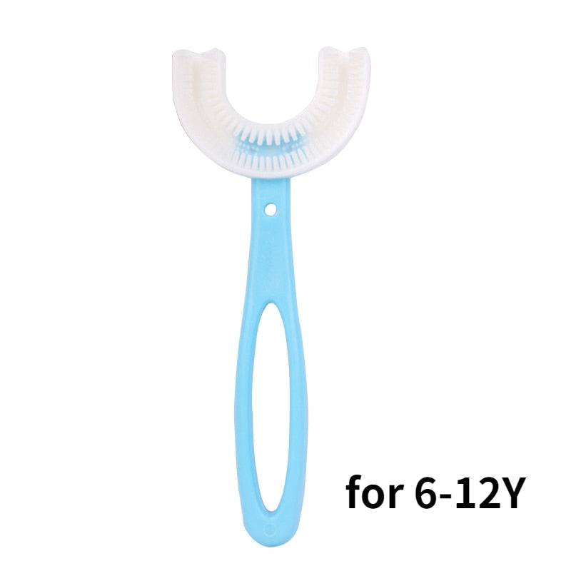 Baby Toothbrush Children 360 Degree U-shaped Child Toothbrush