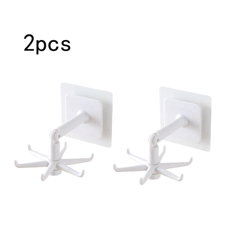 1/2PCS 360 Degrees Rotated Kitchen Hooks