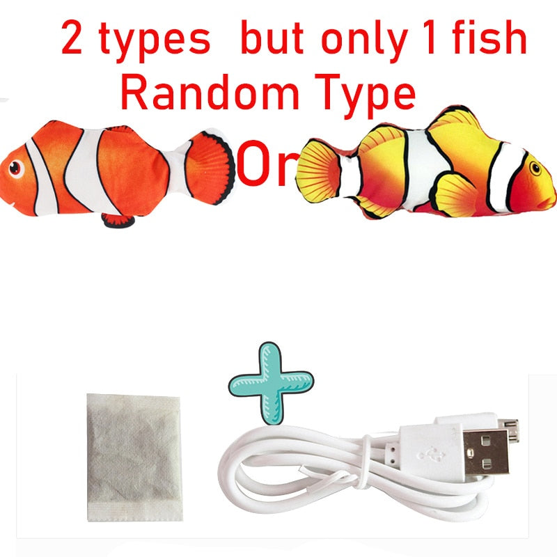 Cat USB Charger Toy Fish