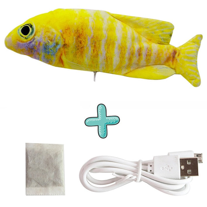 Cat USB Charger Toy Fish