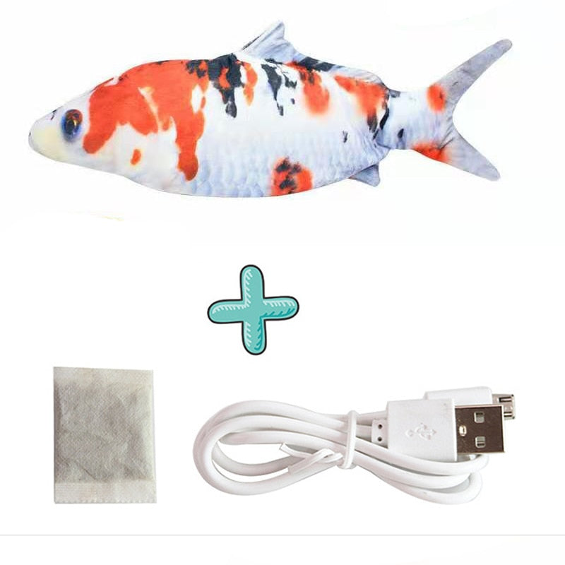 Cat USB Charger Toy Fish