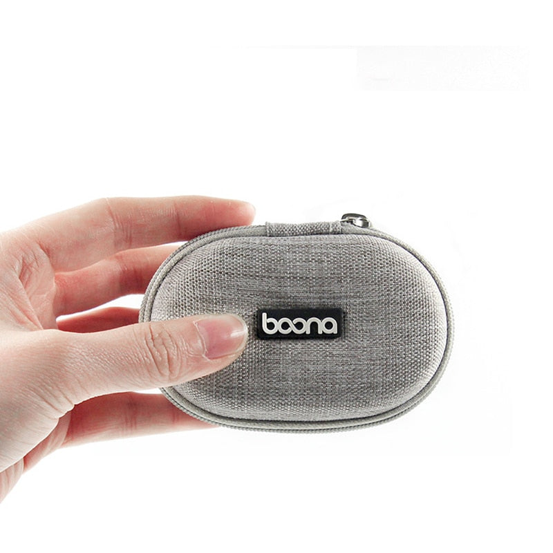 Small Oval Earphone Storage Bags