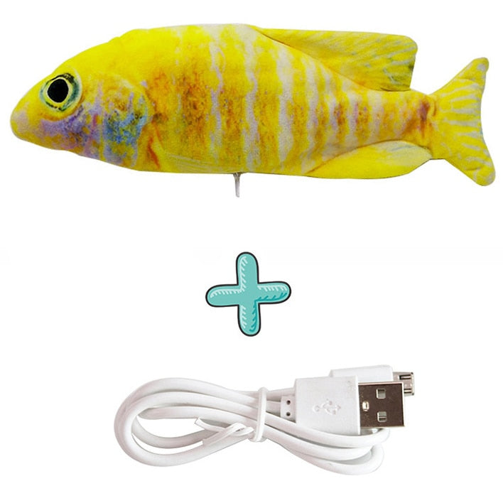 Cat USB Charger Toy Fish