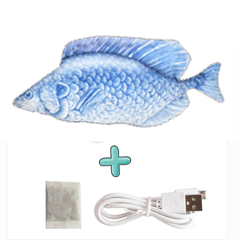 Cat USB Charger Toy Fish