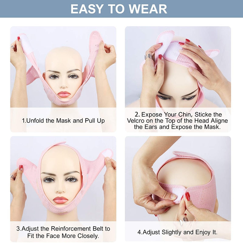 Elastic Face Slimming Bandage V Line Women Face Shaper