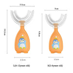 Baby Toothbrush Children 360 Degree U-shaped Child Toothbrush