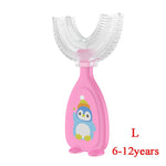 Baby Toothbrush Children 360 Degree U-shaped Child Toothbrush