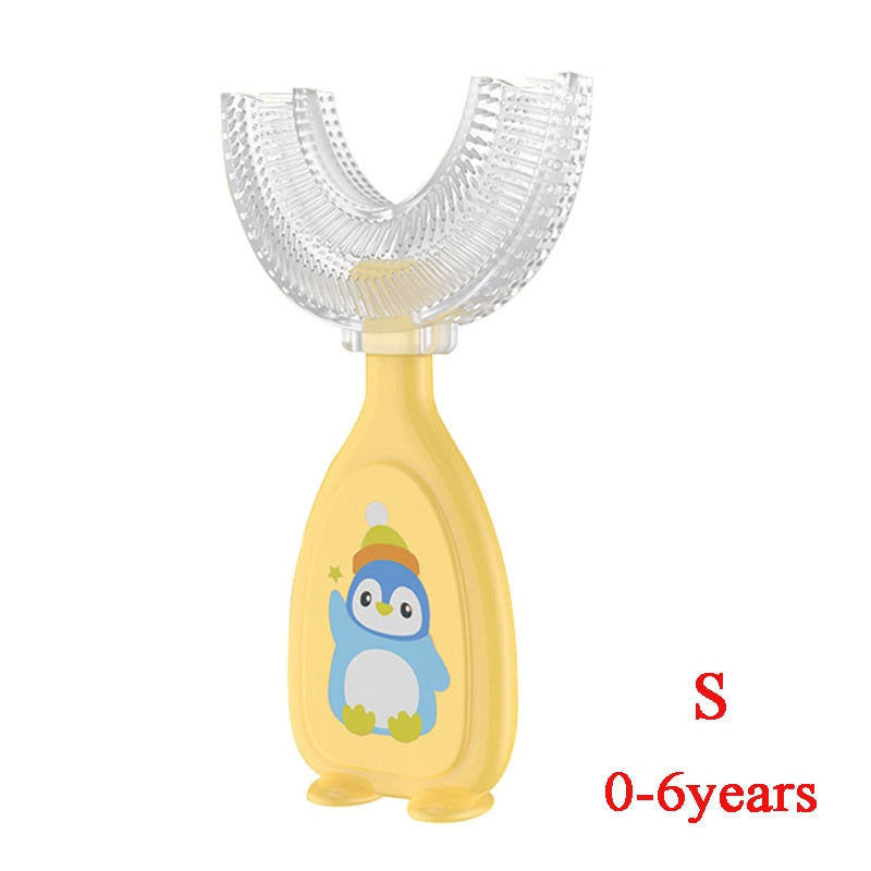 Baby Toothbrush Children 360 Degree U-shaped Child Toothbrush