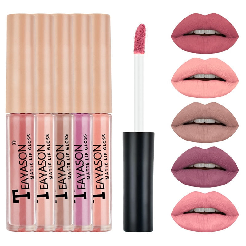 5Pcs Waterproof Lipstick Sexy Vampire Lip Stick