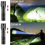 USB Rechargeable LED Flashlight Powerful lamp