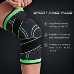 WorthWhile 1PC Sports Kneepad Men Pressurized Elastic Knee Pads