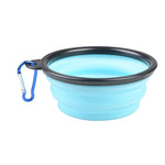 1000ml Large Collapsible Dog Pet Folding Silicone Bowl