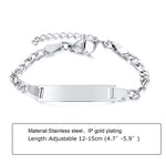 Custom Personalized Name Baby ID Bracelet