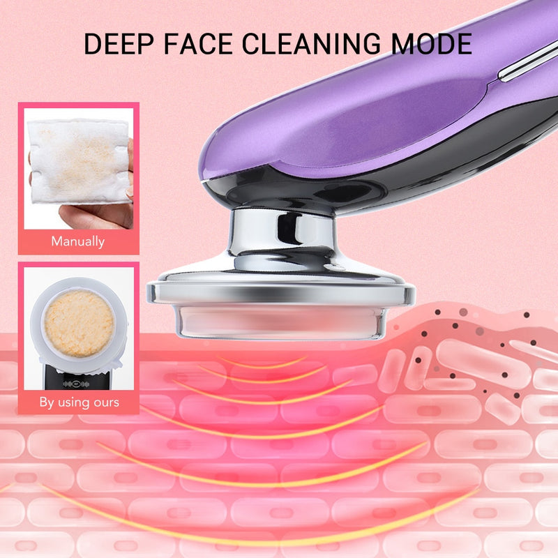 Face Lift Devices RF Microcurrent Skin Rejuvenation Facial Massager