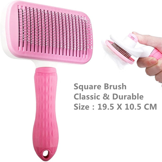 Pet Dog Hair Brush (Animal hair brush, brush cats remove hair)