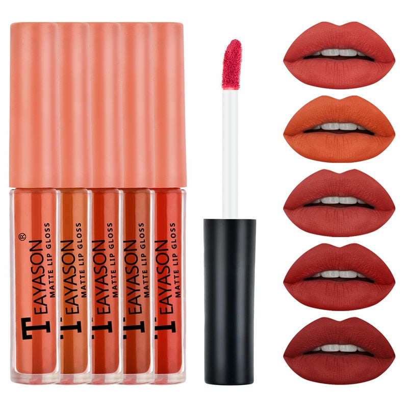 5Pcs Waterproof Lipstick Sexy Vampire Lip Stick