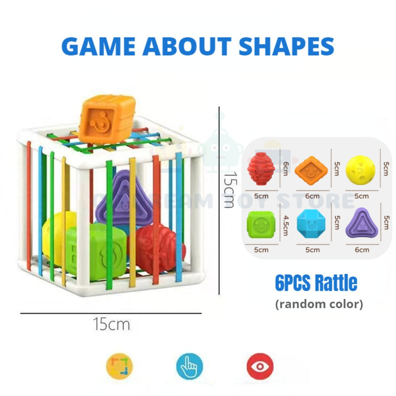 New Colorful Shape Blocks Sorting Baby Game