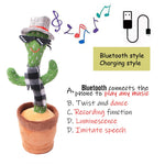 Birthday Present Dancing Cactus Electron Plush Toy