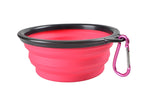 1000ml Large Collapsible Dog Pet Folding Silicone Bowl