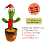 Birthday Present Dancing Cactus Electron Plush Toy