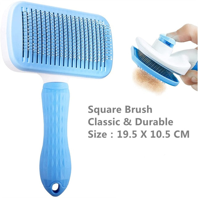 Pet Dog Hair Brush (Animal hair brush, brush cats remove hair)