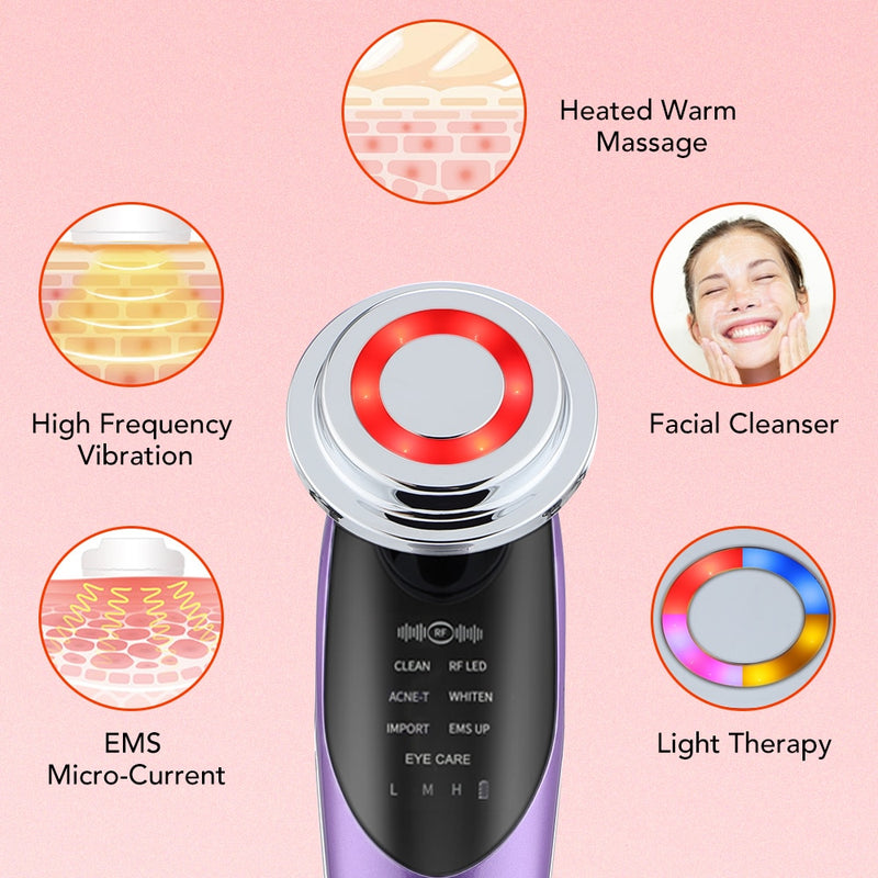 Face Lift Devices RF Microcurrent Skin Rejuvenation Facial Massager