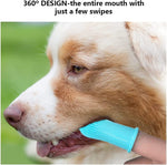 Dog Super Soft Pet Finger Toothbrush Teeth Cleaning