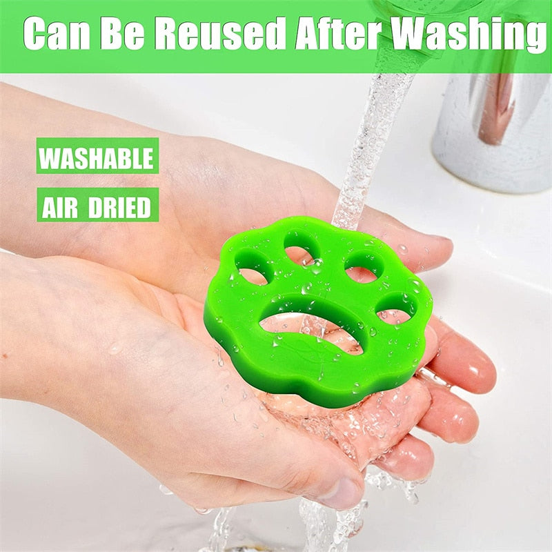 4pcs Pet Hair Remover Washing Machine