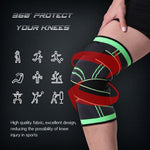 WorthWhile 1PC Sports Kneepad Men Pressurized Elastic Knee Pads