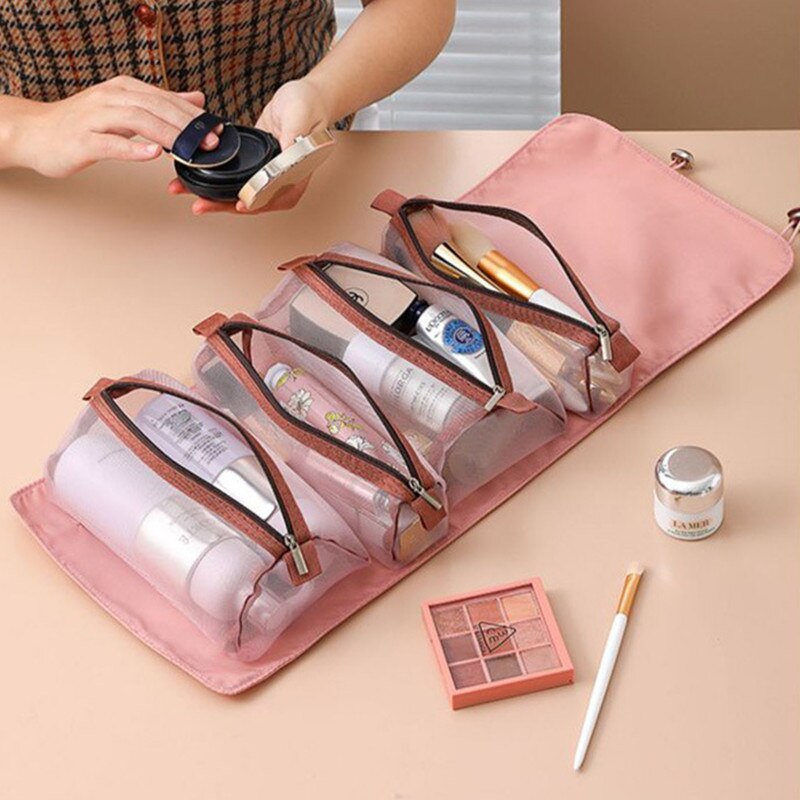 Simple Makeup Bag Oxford Cloth Can Be Split Four In One