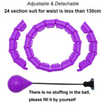 Adjustable Sport Hoops Abdominal Thin Waist Exercise Detachable Massage